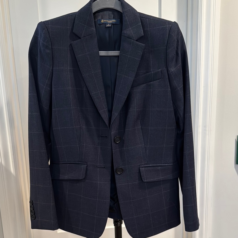 Ladies Brooks Brothers Navy Classic Blazer